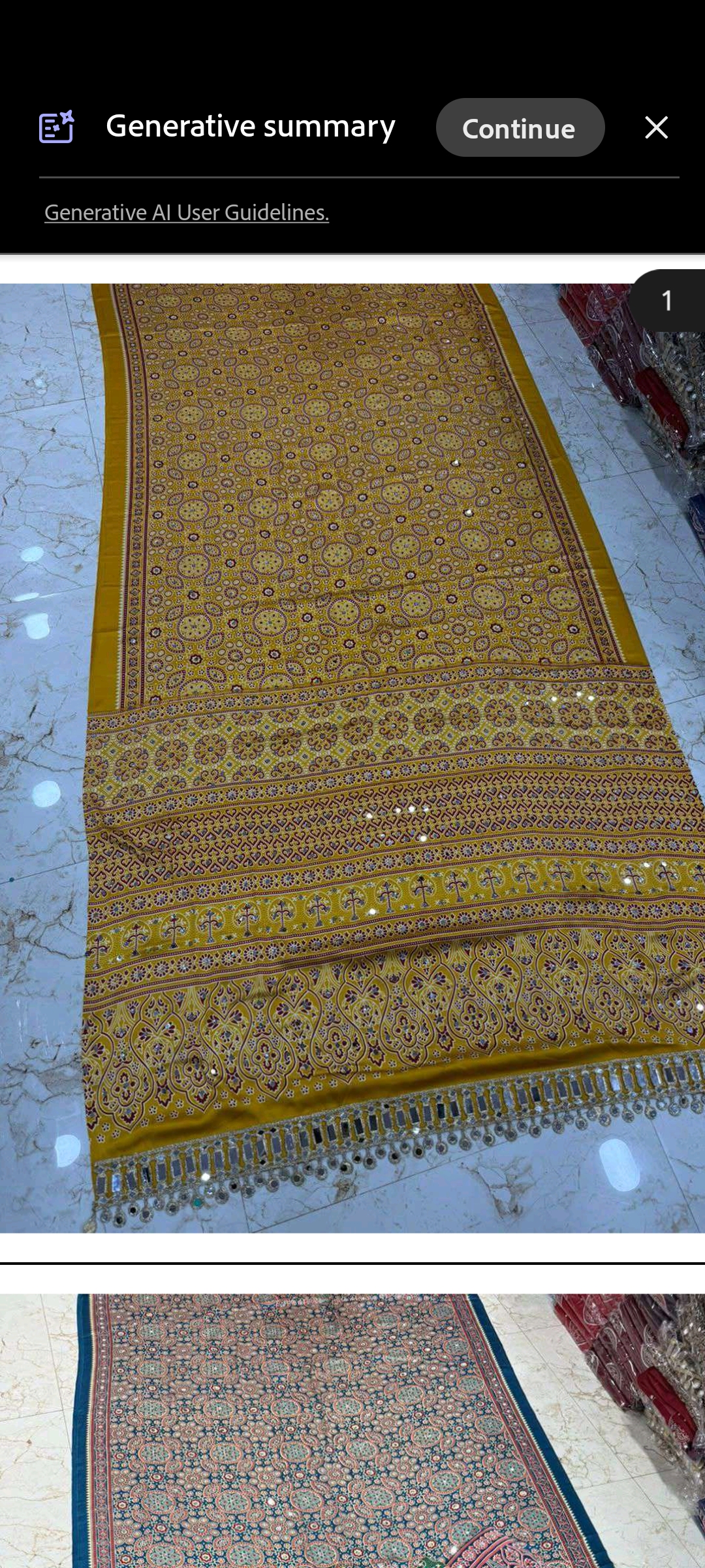 Chocolate silk with mirror (soft vichitra silk)