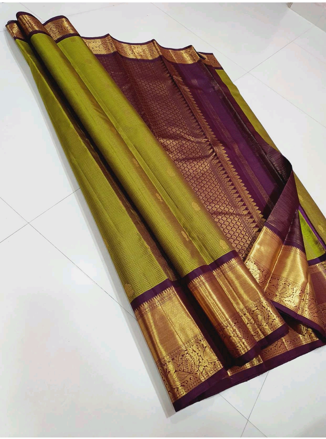 Kanchipuram semi silk saree