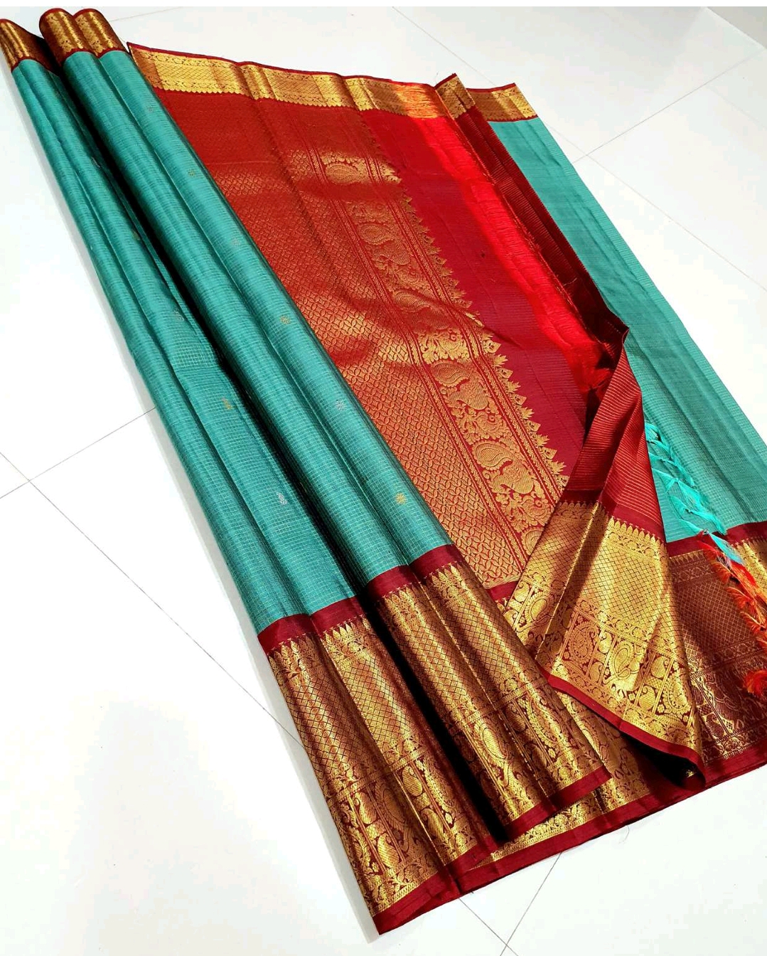Kanchipuram semi silk s-2 handloom